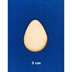 Jajko  3cm , SKLEJKA #3mm